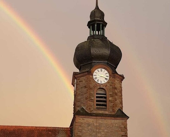 Kirchturm in Wenighösbach Kirchturm in Wenighösbach