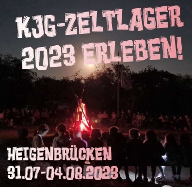 2023 Zeltlager KJG Frontbild